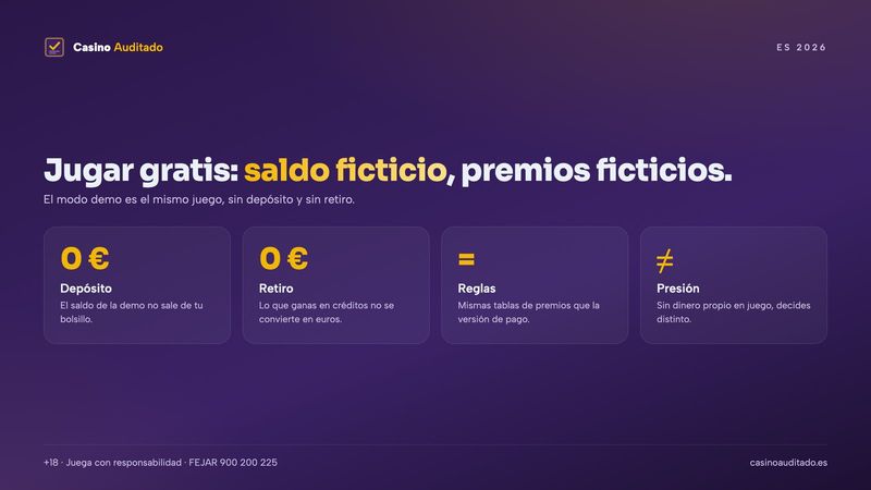 Casino online gratis: cómo funciona el modo demo con saldo ficticio frente al dinero real