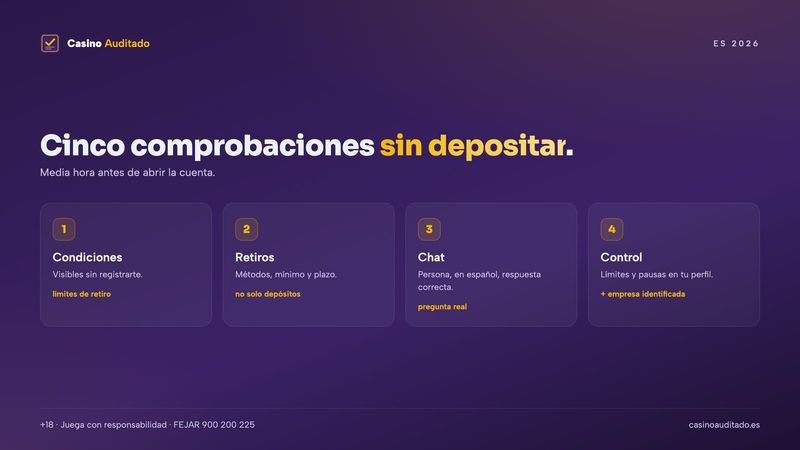 Cinco comprobaciones para saber si un casino online nuevo es fiable antes de depositar